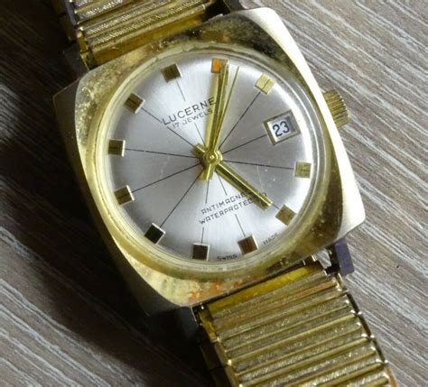 lucerne antimagnetic swiss made watch